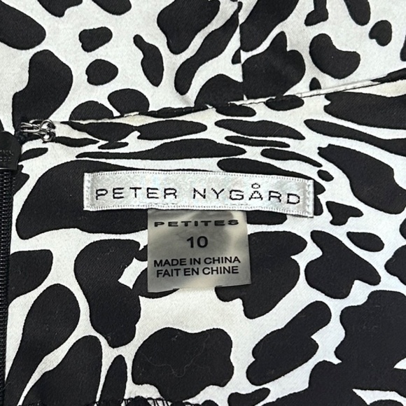 Peter Nygard Shift Dress Cheetah Animal Print Cotton Sleeveless Mini Length - Picture 10 of 13